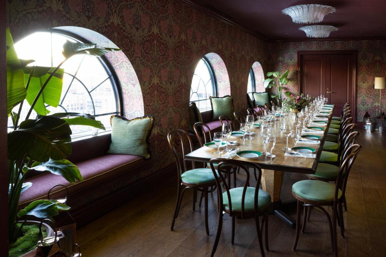 The Newbury Boston Hotel Екстериор снимка The interior of the restaurant